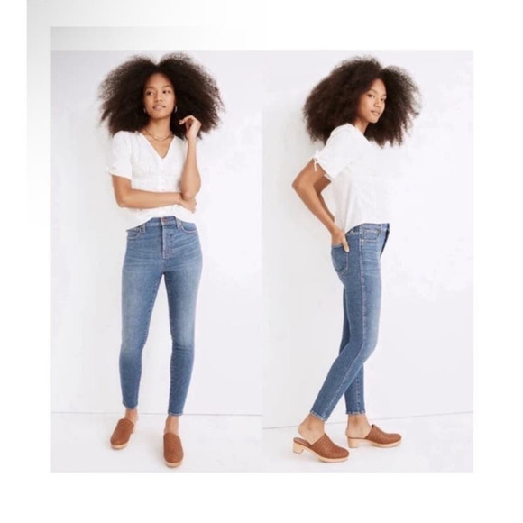 Madewell Denim - Madewell 9” high rise skinny jeans